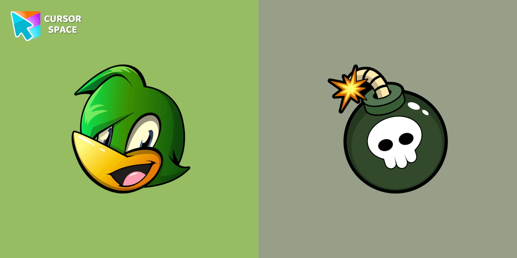 Bean the Dynamite cursor cursor pack