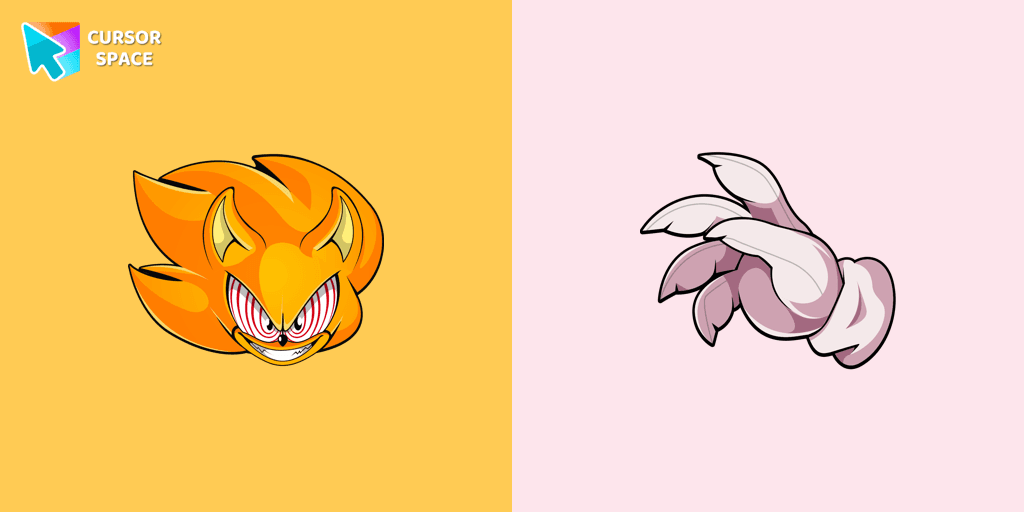 Super Sonic cursor cursor pack