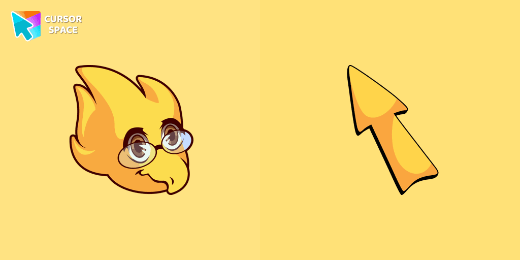 Undertale Dr. Alphys cursor cursor pack