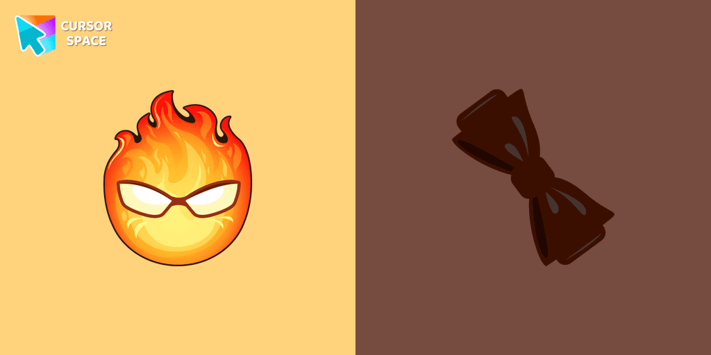 Undertale Grillby cursor cursor pack