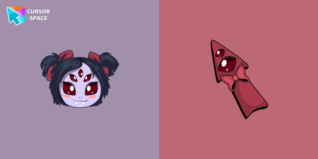 Undertale Muffet cursor cursor pack