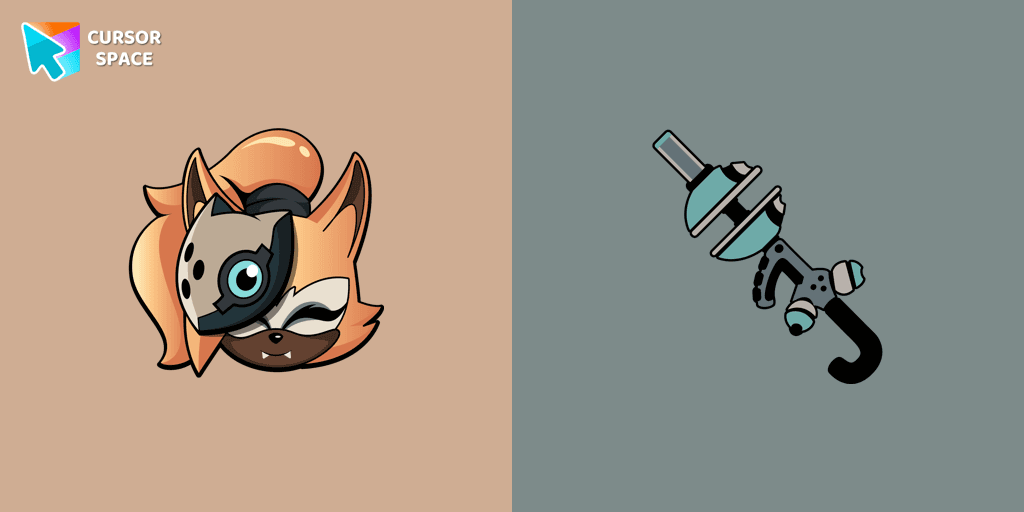 Whisper the Wolf cursor cursor pack